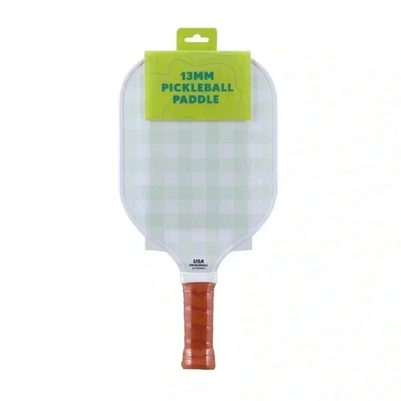 NWT Double Sided Pickleball Paddle - Mint
Gingham/Blue Stripe - Picture 4 of 8